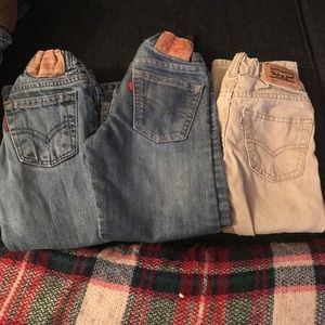 3 Levi’s boys toddler jeans 3t
